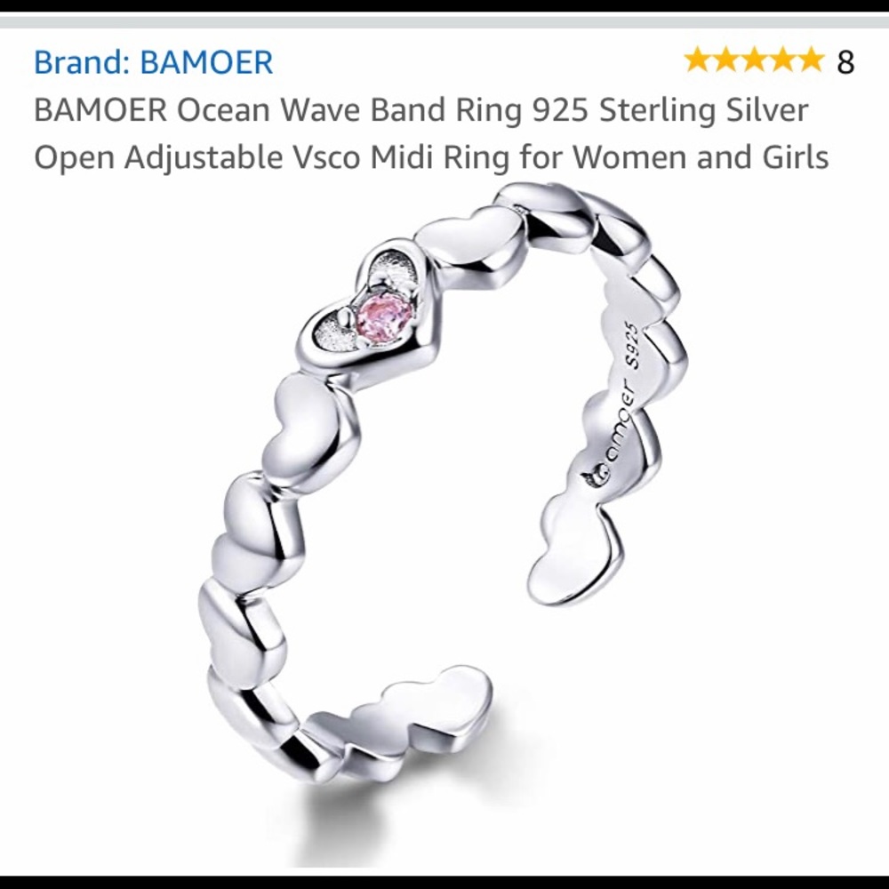 Sterling silver ring
